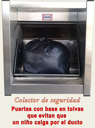 Ducto para chute de basura en edificios