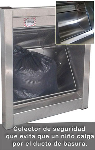 Ductos chutes para basura en edificios