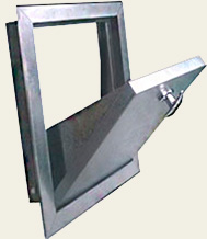 Puerta par ducto de basura